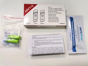 Wholesale Oem Hiv Rapid Test Kits Whole Blood Diagnostic Home Use Self Test from china suppliers