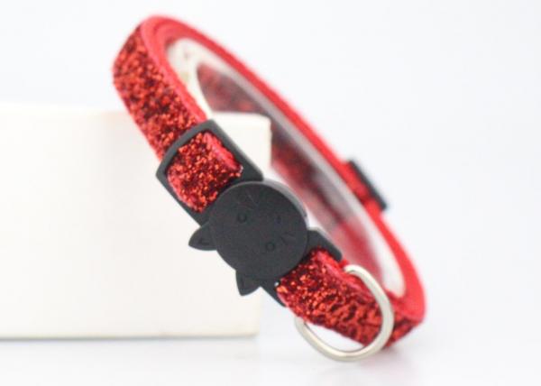 Quality Adjustable Buckle Soft Velvet Nylon Cat Collar For Small Puppy Pet Dog for sale