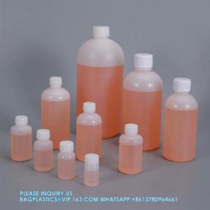 Wholesale 10ml Scale Plastic Round Bottle HDPE Empty Reagent Bottle For Chemical Liquid Storage Plastic Screw Cap from china suppliers