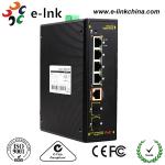 10 / 100 / 1000M Industrial Ethernet POE Switch Din Rail Mount Multi Port