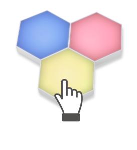 Wholesale RGB Modular Touch Sensitive Wall Lights from china suppliers