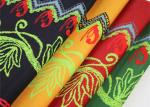 Big Flower Polyester Printed Fabric For Decoration Accessories