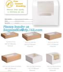 Noodle box, Salad Disposable Packing, Kraft Paper Lunch Box, Disposable Kraft