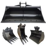 1200mm Width Excavator Tilt Bucket Attachment Drainage Grading Digging Standard