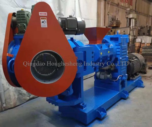 85mm 17KW Hot Feed Single Screw Rubber Extruder Machinery Rubber Strainer