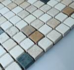 Washroom Bathroom Backsplash Tile Square Pattern Marble Stone Mosaics
