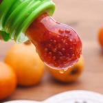 Baby Fresh Food Feeder 3 Pcs Fruit Silicone Nipple Teething Toy Reusable Aching