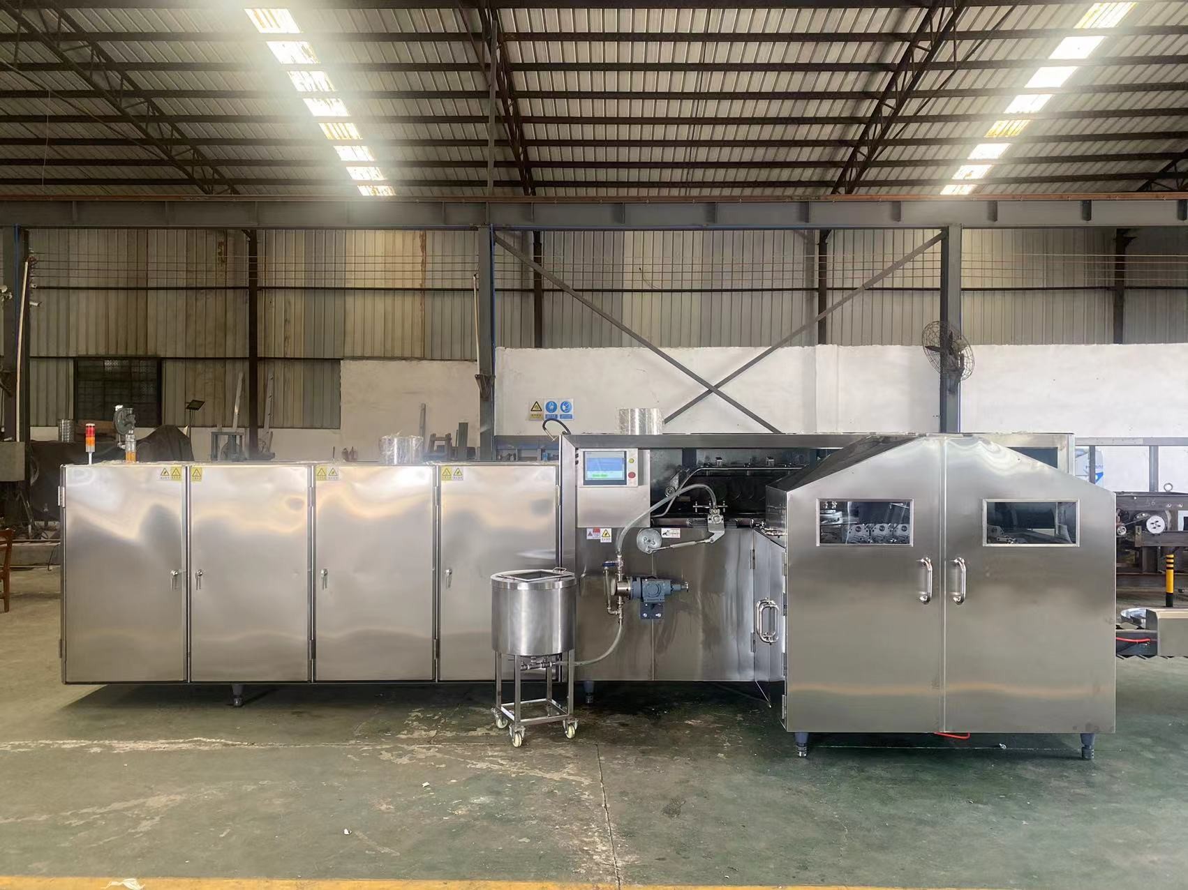 Automatic Ice Cream Cone Making Machine With Schneider PLC Controller
