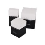 300g Coated Paper Packaging Perfume Box 1mm black color OEM