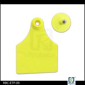 Wholesale Cattle Identification Card RFID Animal Ear Tags Two Pieces For Ox Bulls ETP09 from china suppliers