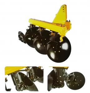 China Soil Resistant Small Scale Agricultural Machinery Tubed Mounted Disc Plough With 2-5 Discs on sale