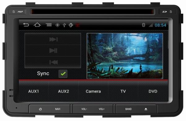 Ouchuangbo car gps navigation s150 system special for Ssangyoung Rexton android