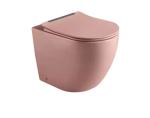 Ceramic Bathroom Sanitary Ware WC Matt Color Modern Wall Hung Toilet