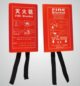Wholesale 1.8m*1.8m Fiberglass Fire Blanket Safety Heat Resistant Insulation Blanket from china suppliers