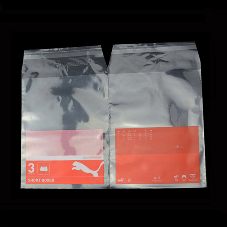 Opp Bags/custom Self Adhesive Sealing Tape Bags Plastic Cellophane Header Printed Opp Bopp Bag Packing