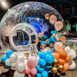Kids Party Infaltable Bubble House Clear Crystal Igloo Dome 10ft Inflatable Tent