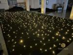 Flexible Foldable Curtain Double Decker Velvet Warm White Sky Wedding Ceiling