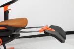 SGS Executive Rolling Ergonomic Office Chair Yellow Adjustable Lumbar