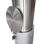 304 316 Stainless Steel Removable Bollards For Driveways Removable Bollard Post