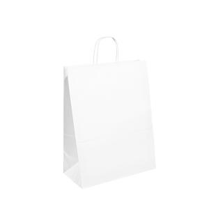 Wholesale Custom Printed Your Own Logo White Brown Kraft Gift Craft Shopping Paper Bag With Handles from china suppliers