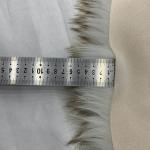 Square Sheared Sheepskin Rug Artificial Fur Carpet 38KG