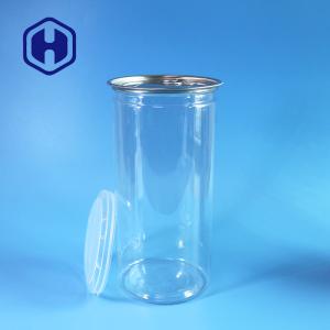 Wholesale 1380ml Popcorn Beans Clear PET Can With Wide Mouth For Effortless Filling And Dispensing from china suppliers