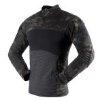 Outdoor Knitted Green Long Sleeve Sports Uniform with Anti-Static and Seamless