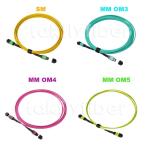 12/24 Cores Fiber Optic MTP MPO Cable SM G657A1 OM3 OM4 OM5 3.0mm
