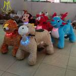 Hansel amusement toy battery operated ride on plush animal toy rides