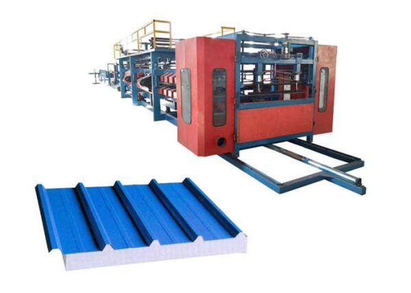 Weight 16.3T Rockwool Sandwich Panel Machine , EPS Sandwich Panel Production