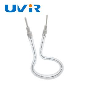Wholesale Clear Coating Industrial Infrared Heat Lamp with Twin Tube Design from china suppliers