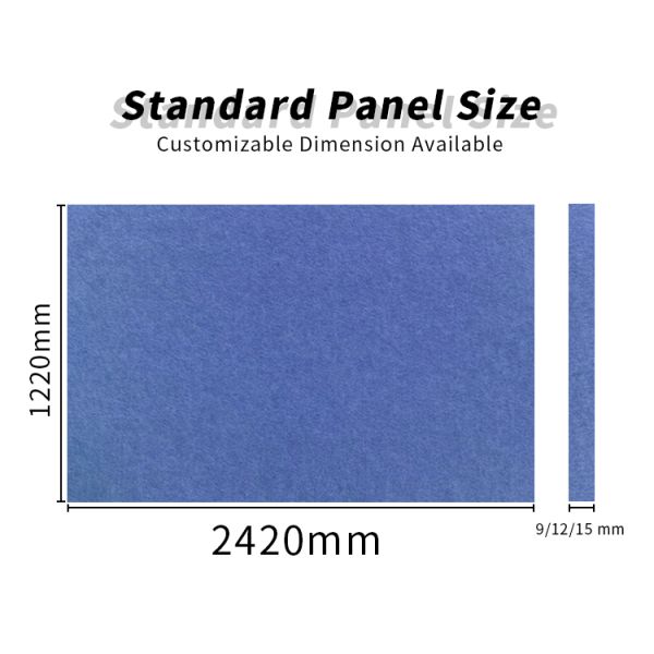 Eco-Friendly Acoustic Wall Panel Natural Polyester Fiber Wall Panel for Room Decor