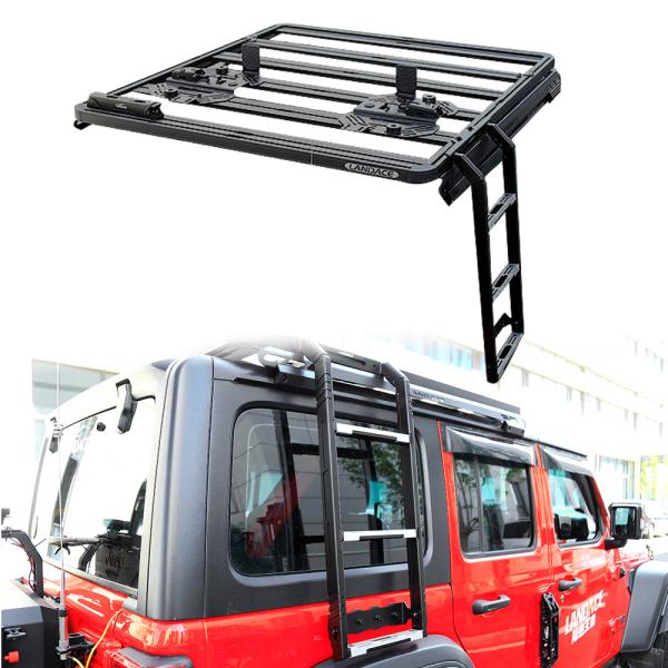 Auto Parts Side Ladder in High- Powder Coating for Jeep Wrangler JK 833*400