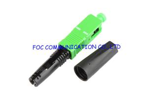 China SC APC Field Assembly Optical Fiber Fast Connector SM Pre Polished on sale