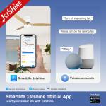 Remote Control 1stshine LED Ceiling Fan for Energy Saving and Outdoor Mountain
