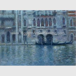 Wholesale Canvas Claude Monet Oil Paintings Reproduction Palazzo Da Mula At Venice Wall Decor from china suppliers