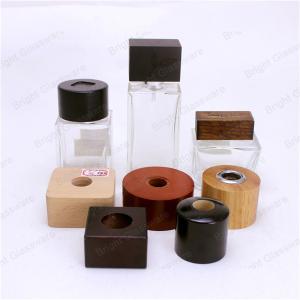 Wholesale Wooden Scraw Cap, Wooden lid for diffuser bottle from china suppliers