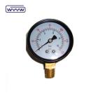 High Quality 50mm, Dry Pressure Gauge High Black Steel Case Hydraulic Pressure