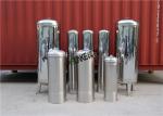SS304 Stainless Steel Filter Housing / Water Mechanical Active Carbon Filter
