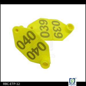 China Visual Ear Tag for Pig, Swine, Hog, Cattle, Cow/ TPU Tag/ Customized Number on sale