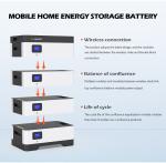 51.2v Stacked Lithium Battery Powerwall For RV 20kwh 30kwh 100kwh