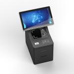 Hotel Self Service 65W Check In Kiosk With MIC Key Card Dispenser