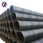 Punching Service A53 Spiral Welded Black Mild Carbon Steel Tube Round Welded