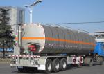 Carbon Steel Insulated Tanker Trailers For Bitumen Transport 43000L Volume