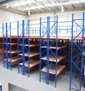 China Custom Heavy Duty Steel Rack / Mezzanine Floor Attic Storage Shelves on sale
