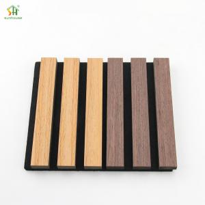 Wholesale New Arrivals Hot Sales Durable Materials Acoustic Slat Wall Panel Anti-Scratch Oak Wall Panels from china suppliers