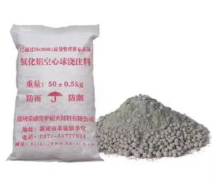 China High Temperature Furnace Alumina Insulation Castable Light Weight Alumina Bubble Refractory Castable on sale