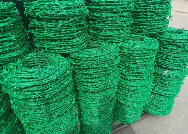 Traditional Double Twist Barbed Wire Galvanized Steel Material Protection