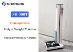 Lcd Screen Coin Operated Weighing Scales For Drugstore / Shopping Malls