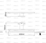 IP44 Strip Shape High Lumen Mirror Lamp